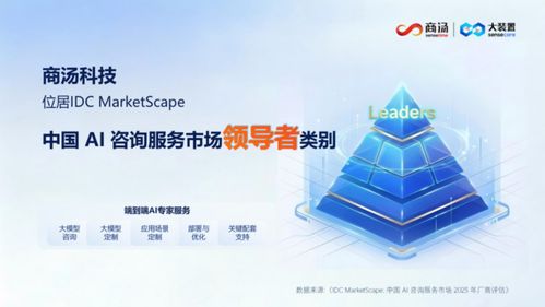 IDC MarketScape評估報告 商湯科技領跑中國AI咨詢服務市場，彰顯技術與戰略雙重實力